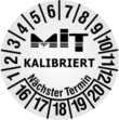 Prüfplakette Kalibrierung MIT-SCAN-T3